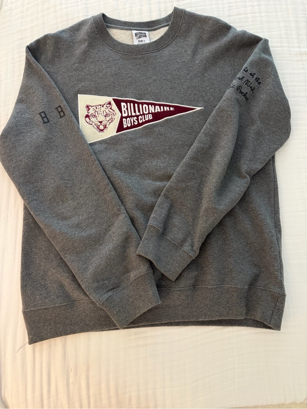 Billionaire Boys Club sweatshirt- NWOT size L